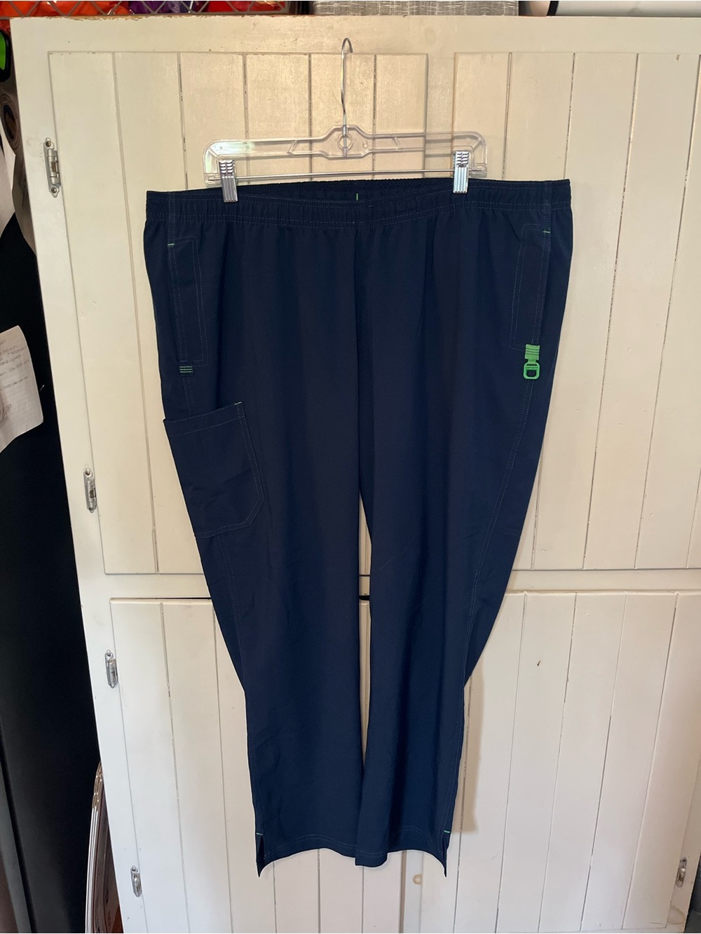 Carhartt Navy Cargo Scrub Pants 2XL Petite